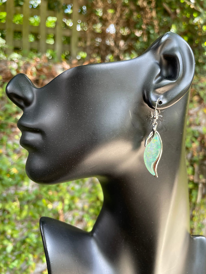 Dichroic Art Glass Earrings