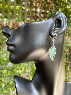 Dichroic Art Glass Earrings
