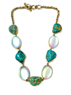 Turquoise & Luminite Necklace