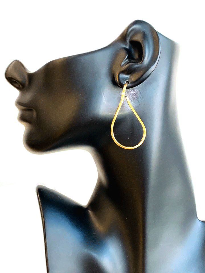 Brazilian Gold Earrings - Multiple Sizes