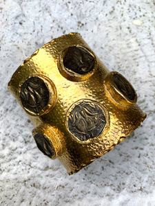 Roman Coins Cuff Bracelet