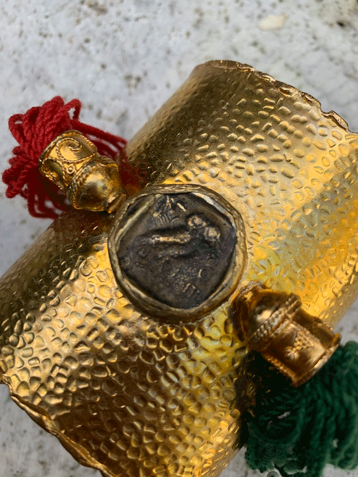 Roman Coin Tassel Cuff