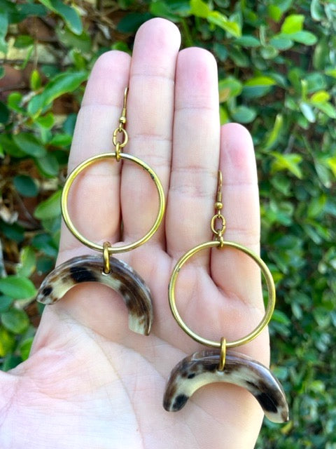 Horn Arc Earrings