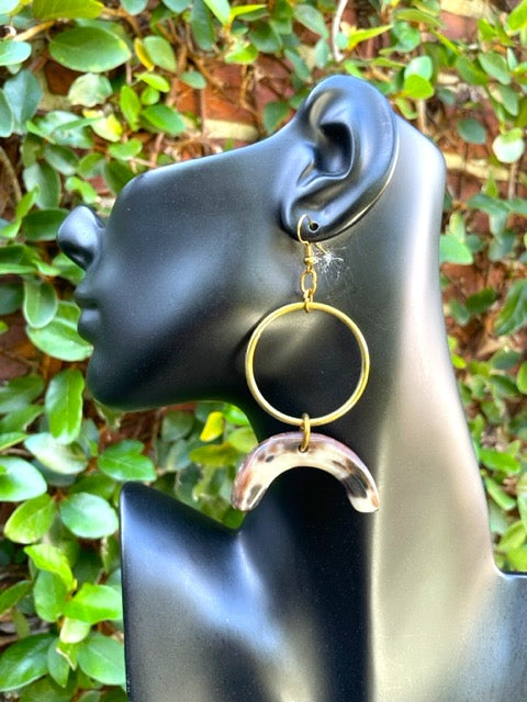 Horn Arc Earrings