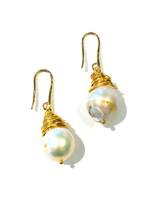 Wrapped Baroque Pearls