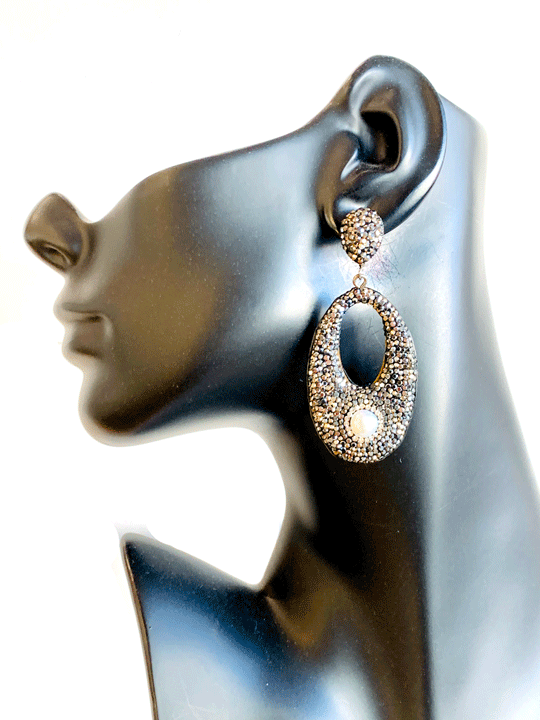 Marcasite & Pearl Earrings