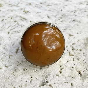 African Amber Ring